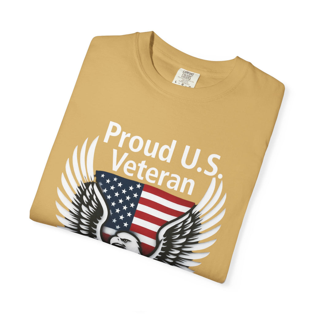 "Proud Veteran" Unisex Garment-Dyed T-shirt