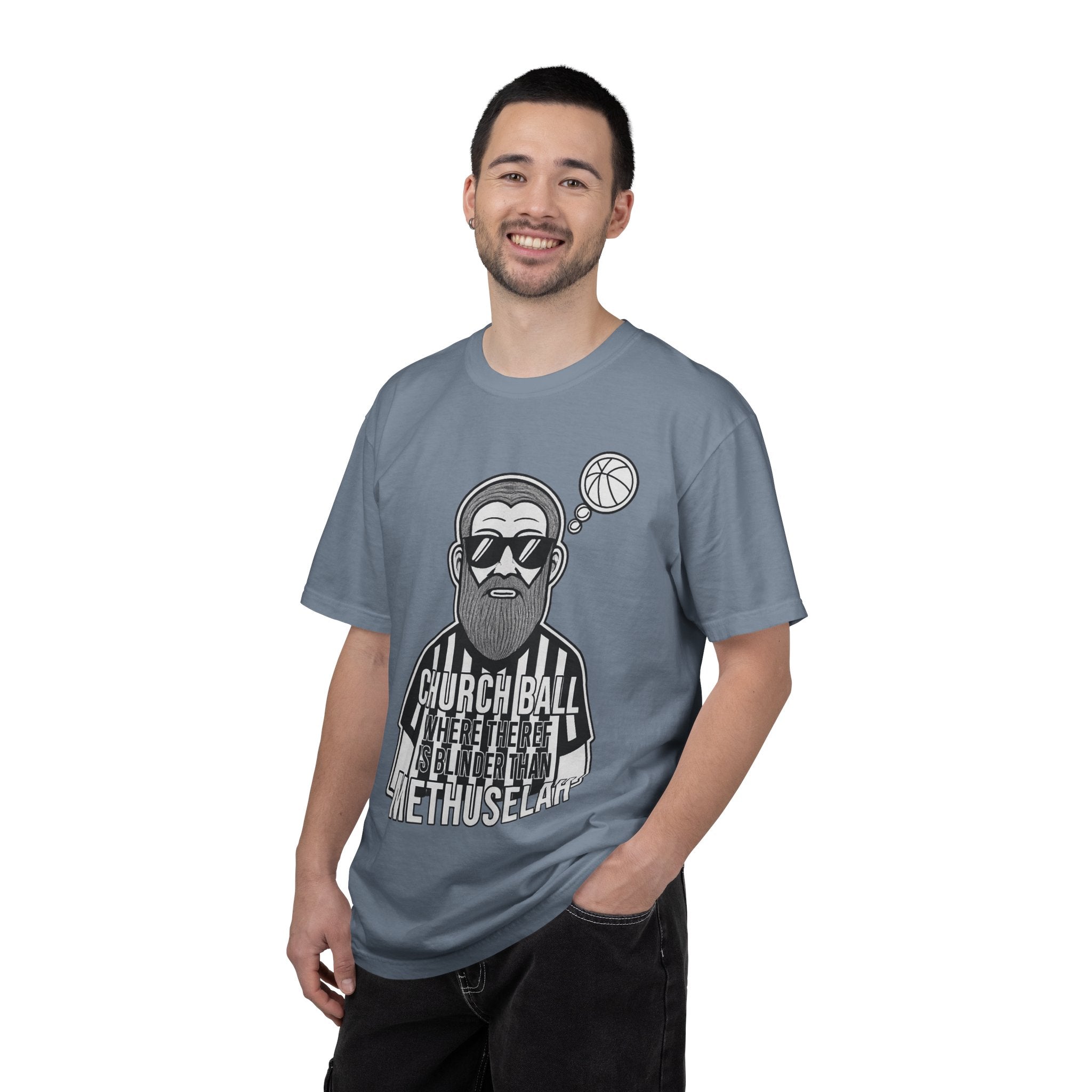 "Church Ball Methuselah" Unisex Garment-Dyed T-shirt