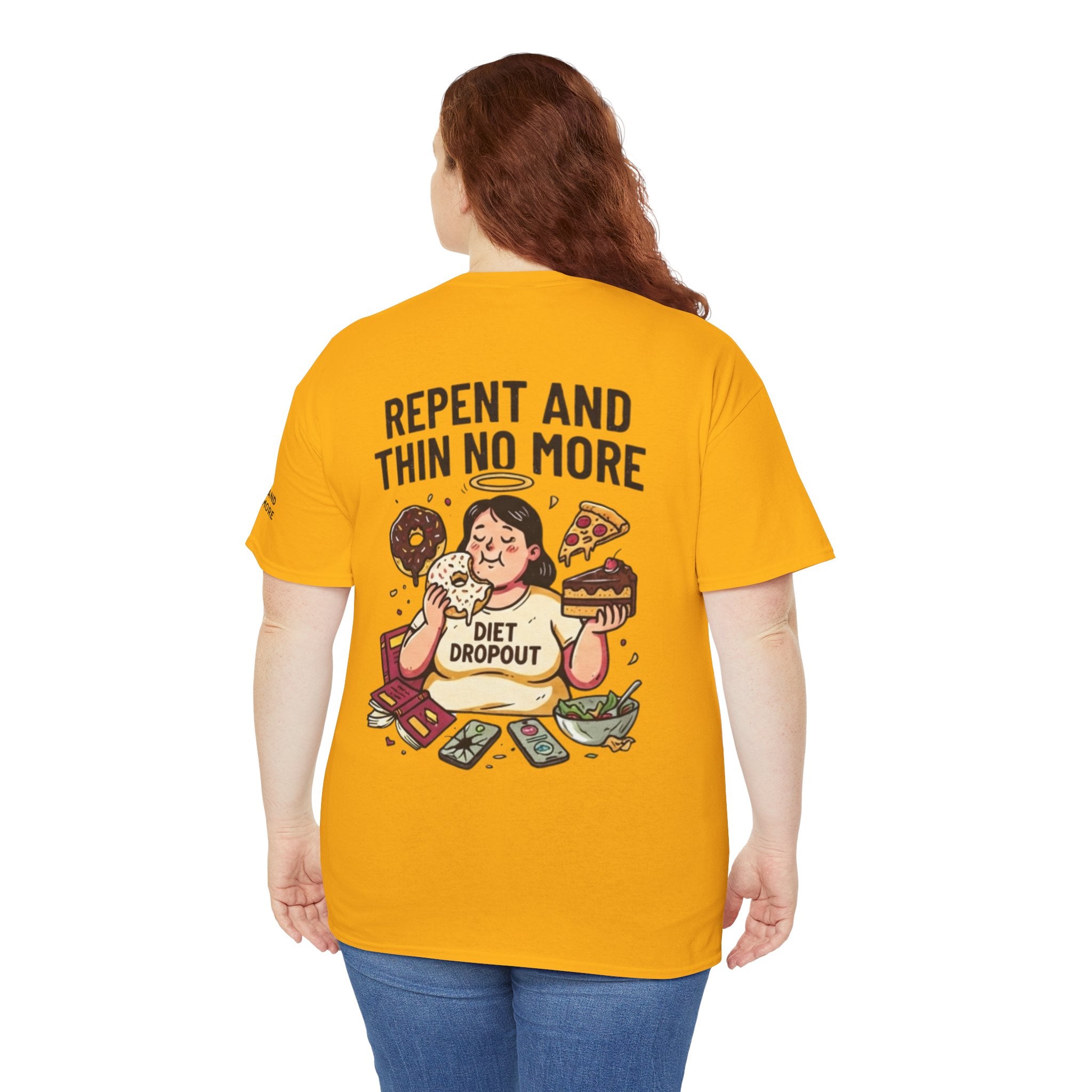 "Repent and Thin No More" Premium Graphic Tee