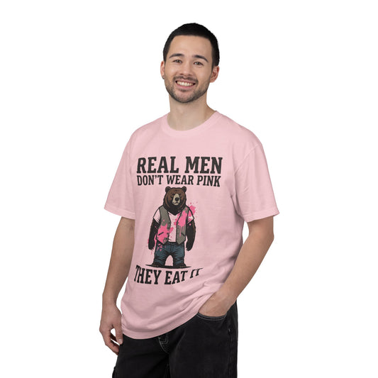 "Real Men Eat Pink" Unisex Garment-Dyed Tee