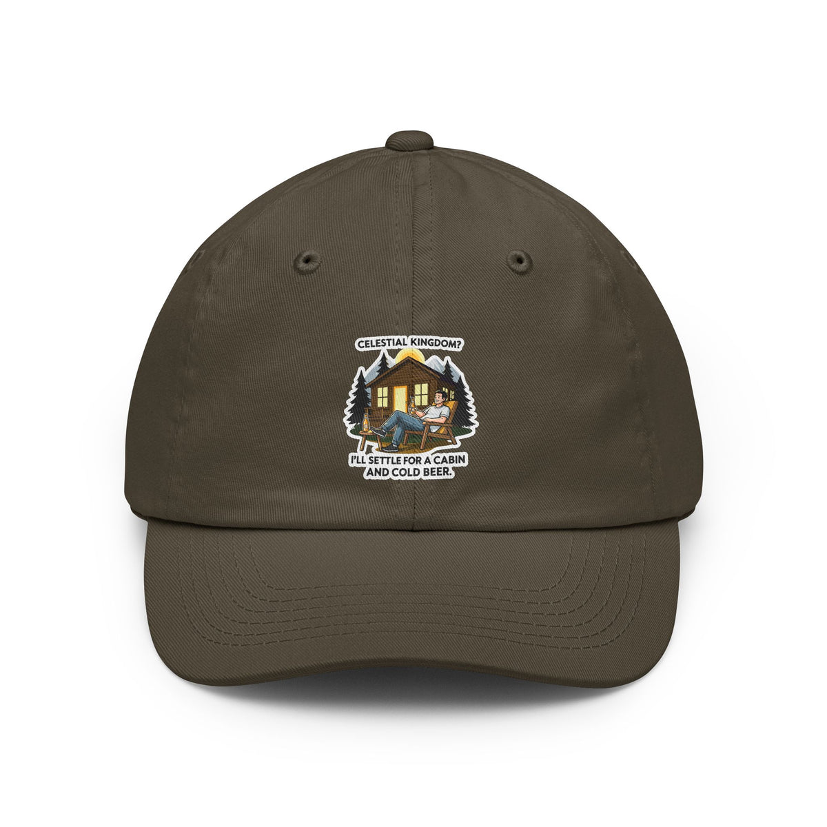 Color: Olive | Celestial Kingdom-Beer Dad Hat