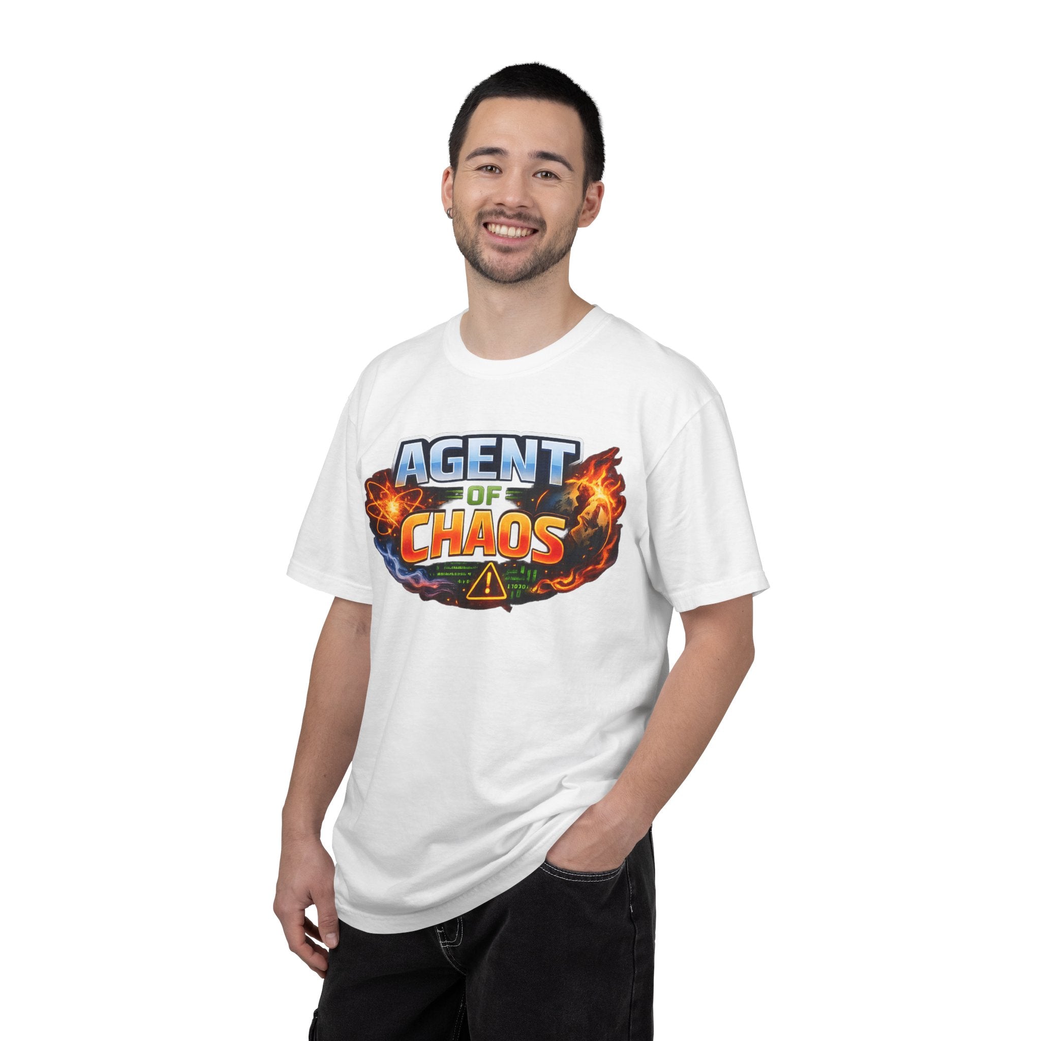 "Agent of Chaos" Unisex Garment-Dyed Tee