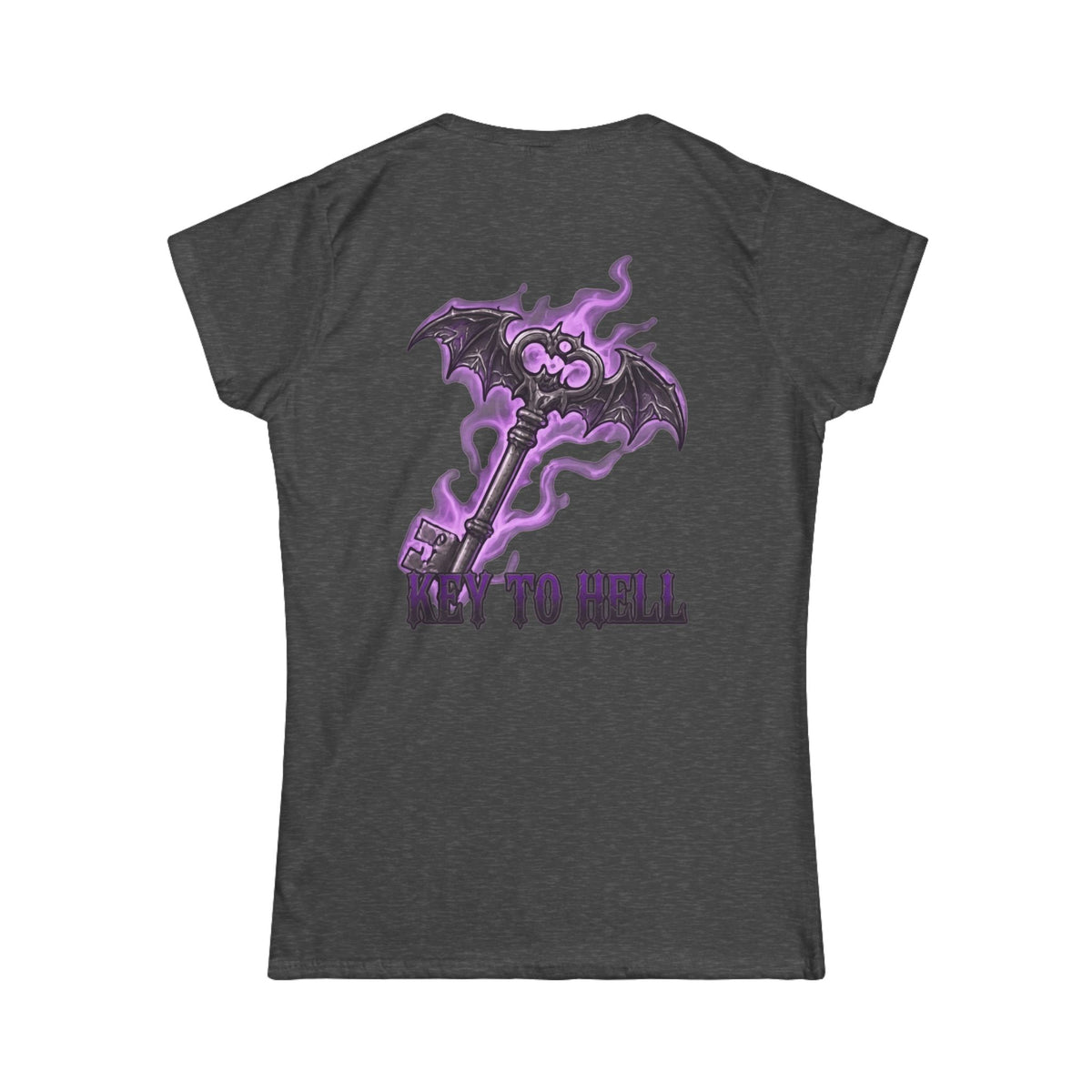 Color: Dark Heather | Skeleton Key Women's Tee