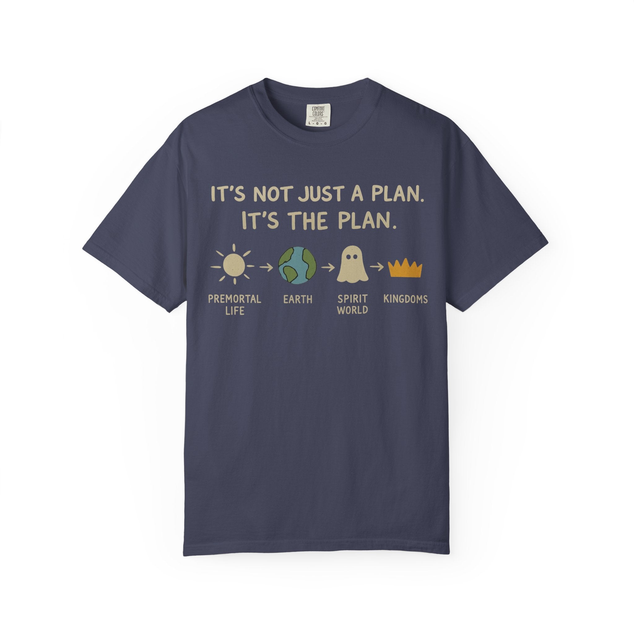 "It's The Plan" Unisex Garment-Dyed T-shirt
