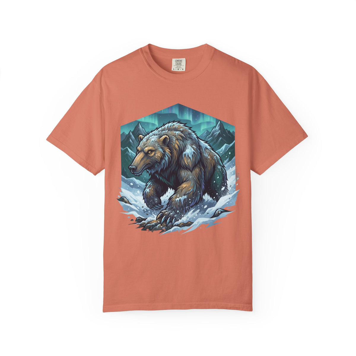 Color: Terracotta | Alioat (Siberian Folklore) Unisex Garment-Dyed Tee