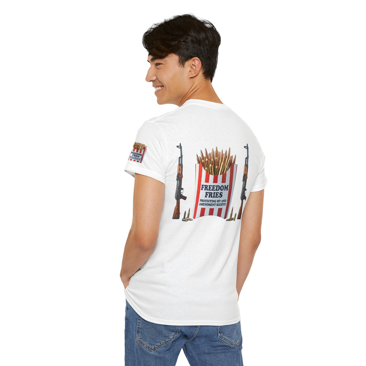 Color: White | Freedom Fries Premium Graphic Tee