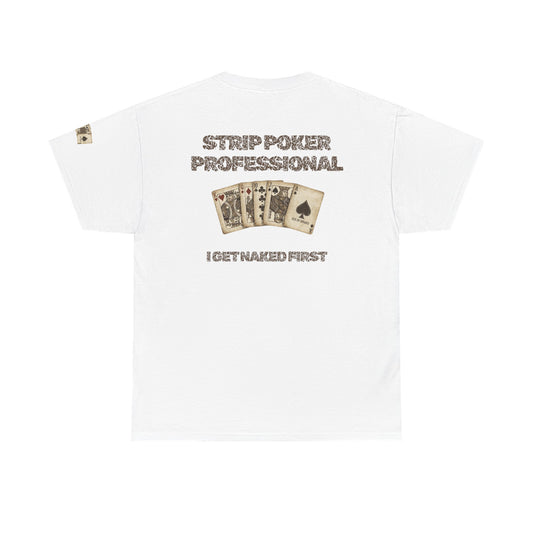 Color: White | Strip Poker Professional Premium Graphic Tee