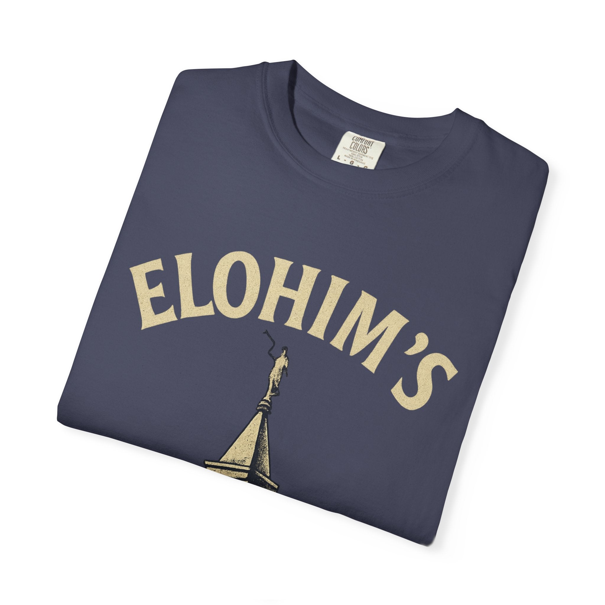 "Elohim's Favorite Apostate" Unisex Garment-Dyed T-shirt
