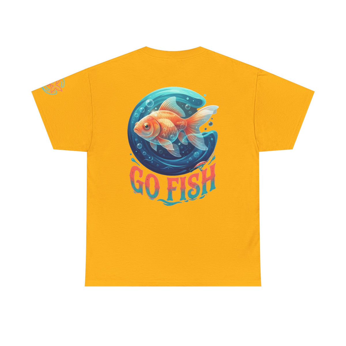Color: Gold | Go Fish Premium Graphic Tee