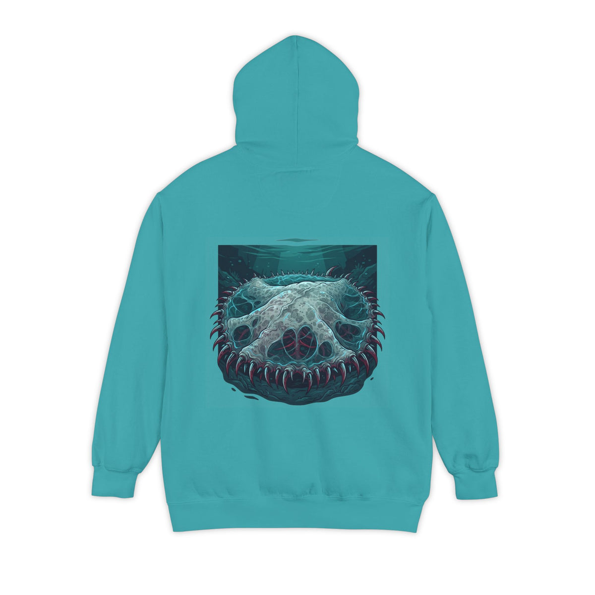Color: Seafoam | El Cuero-The Hide (South American Folklore) Garment-Dyed Hoodie