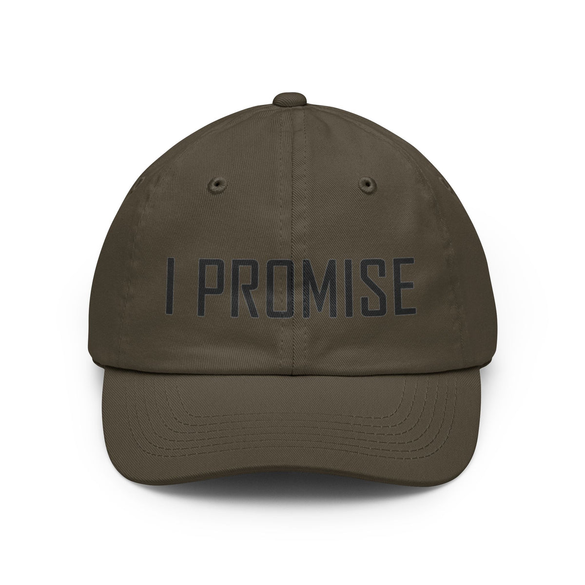 Color: Olive | Promise I'm Worse Dad Hat — Graphic