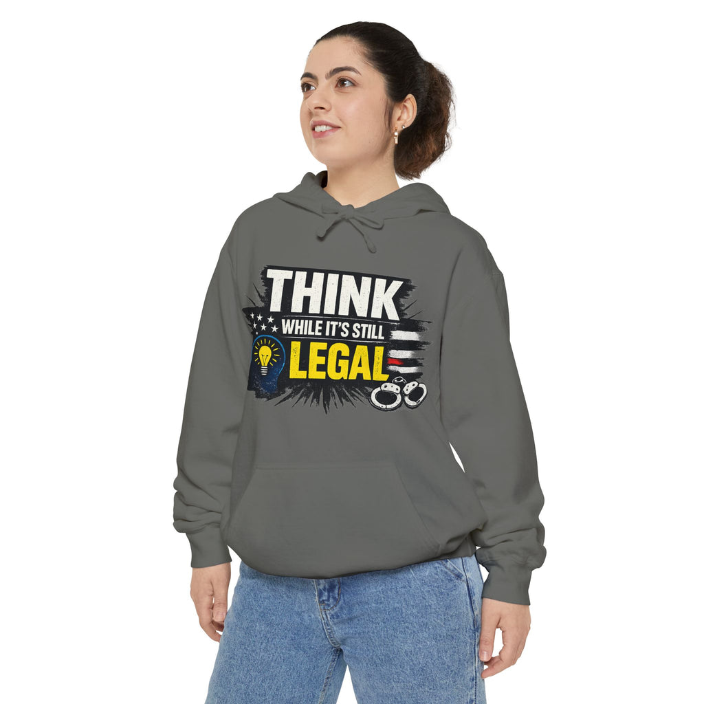 Thought Criminal | Garment-Dyed Hoodie — AttitudeShirts