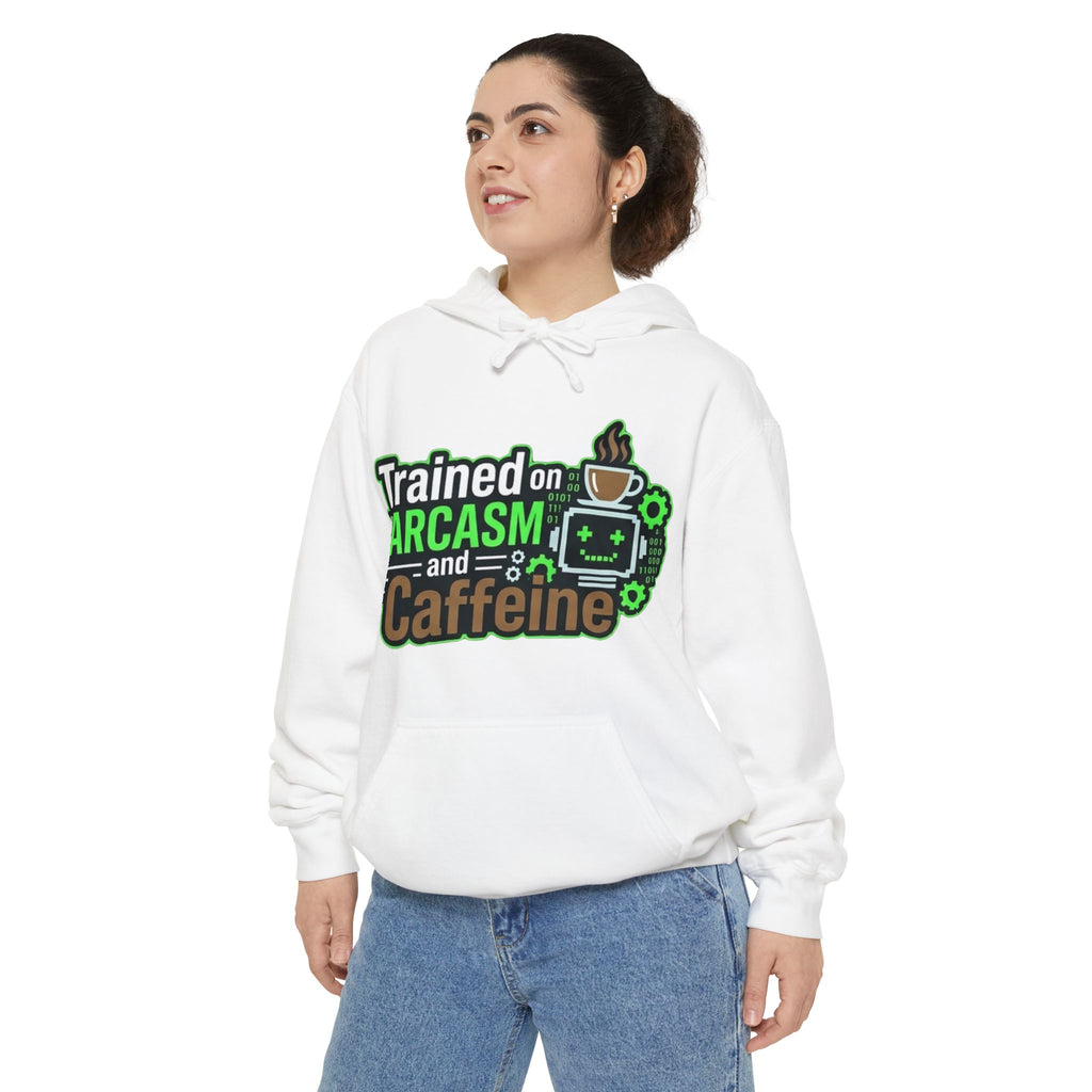 Sarcasm Training Graduate | Garment-Dyed Hoodie — AttitudeShirts