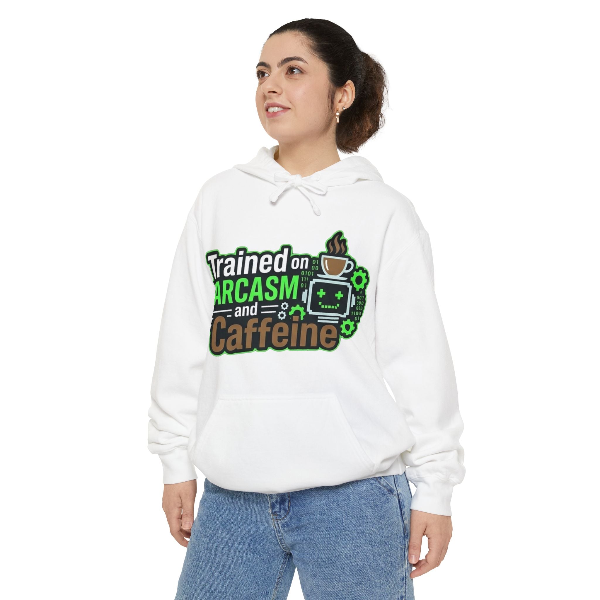 Sarcasm Training Graduate | Garment-Dyed Hoodie — AttitudeShirts