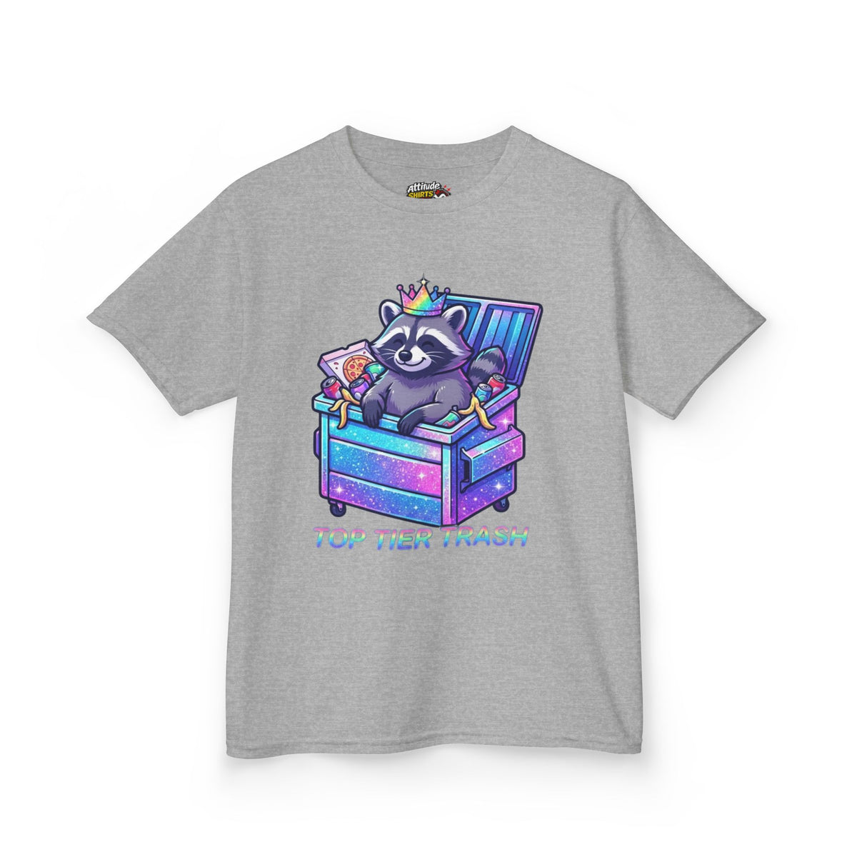 Color: Sport Grey | Top Tier Trash Kids Tee