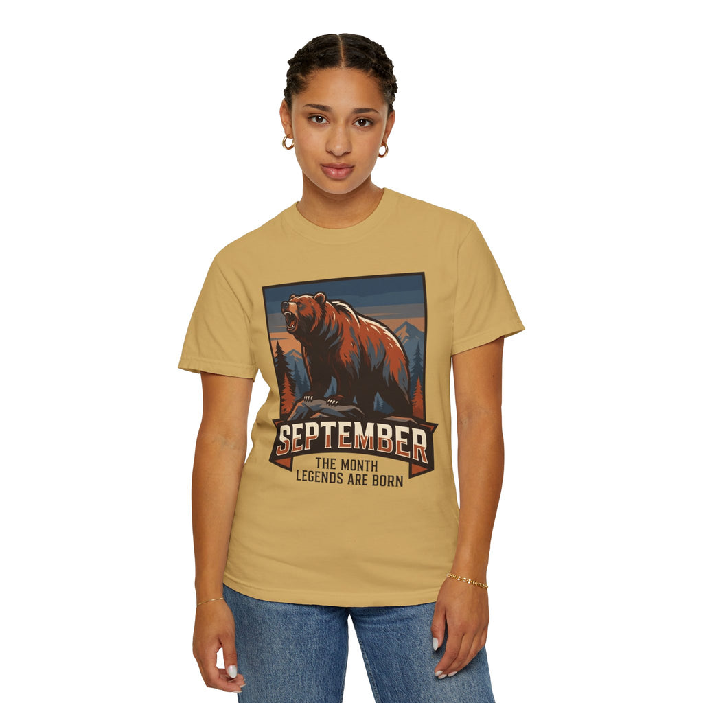 "September Legend" Unisex Garment-Dyed Tee