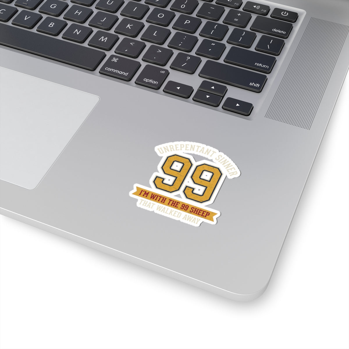 "Good Book Series 99 Unrepentant Sinner" Sticker — Main
