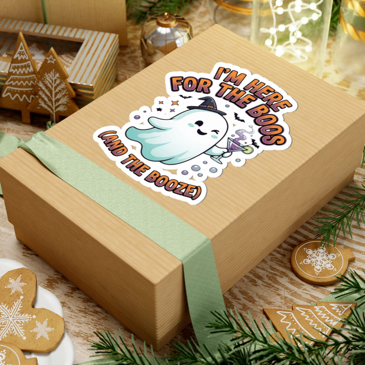 "I'm Here For The Boos" Sticker — Main