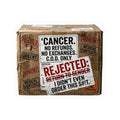 "Cancer Rejected Package" Sticker — Main