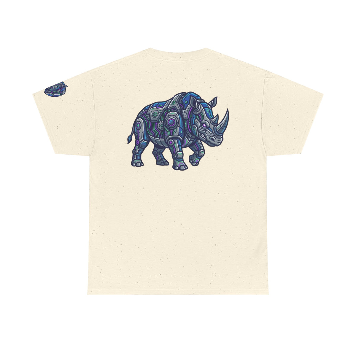Color: Natural | Cyber Rhino Premium Graphic Tee