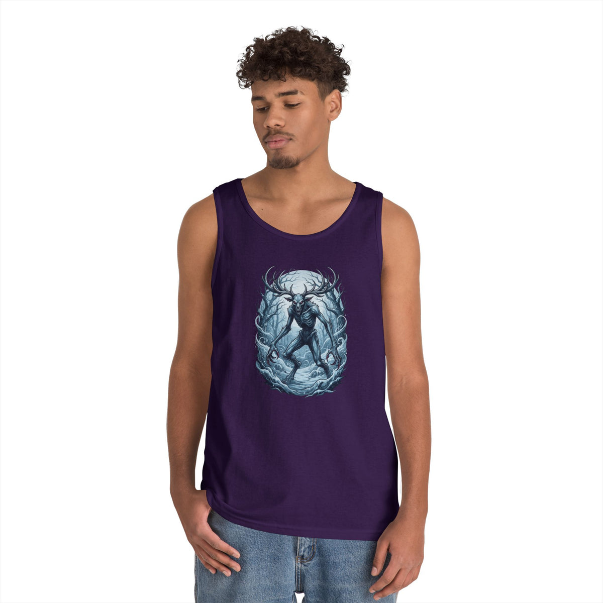 Color: Purple | Wendigo (Algonquian Folklore) Tank Top