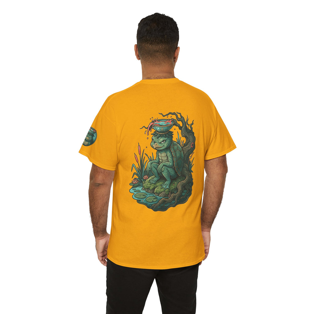 Color: Gold | Kappa (Japanese Folklore) Premium Graphic Tee