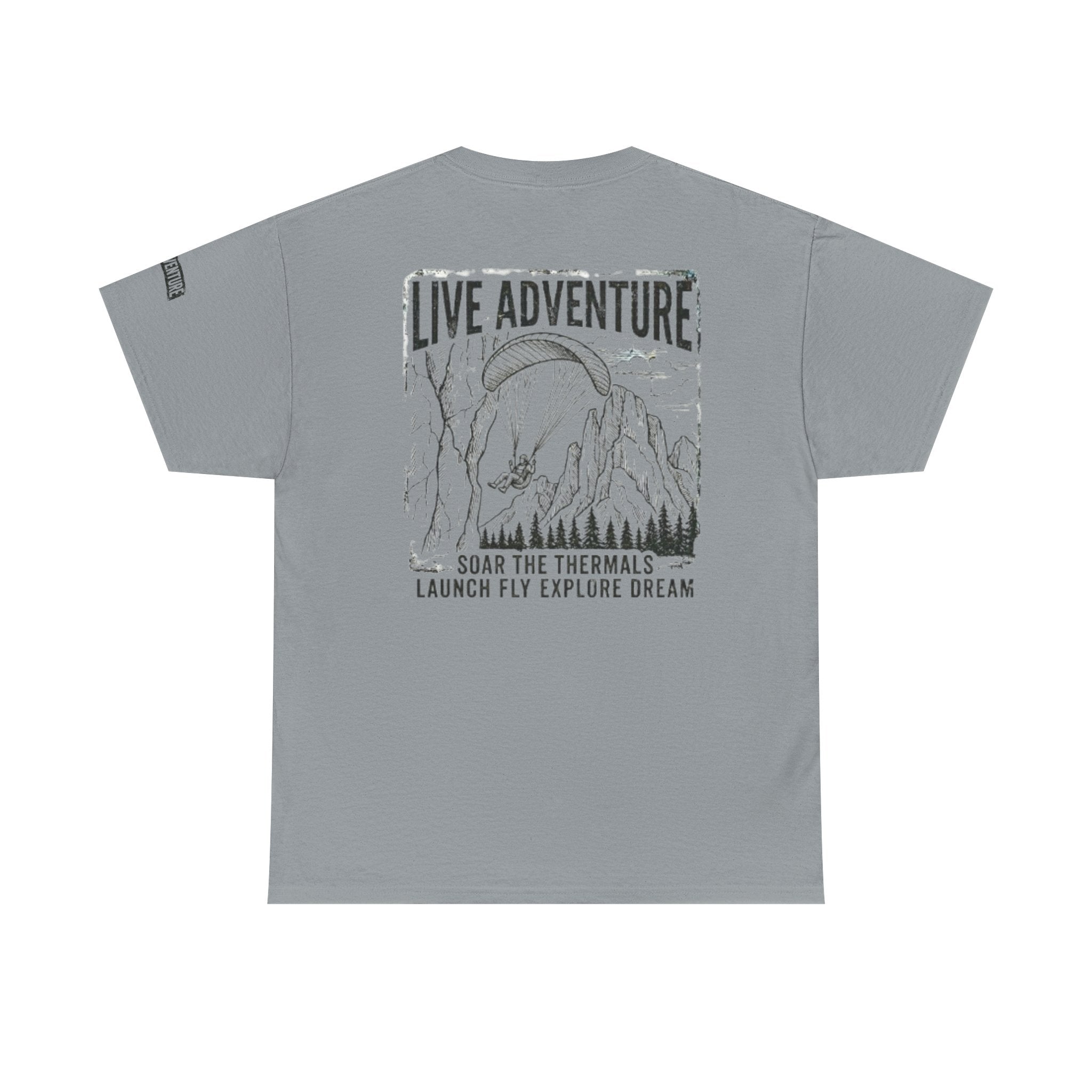 "Live Adventure - Soar the Thermals" Premium Graphic Tee