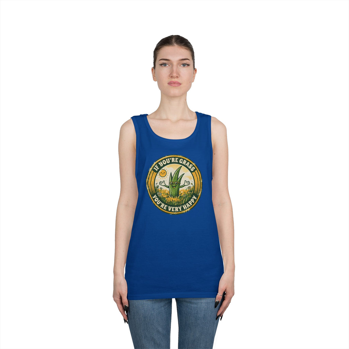 "If You're Grass You're Very Happy" Tank Top