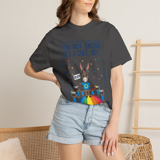 Color: Graphite | Cult: Liberal Edition | Garment-Dyed Tee — AttitudeShirts