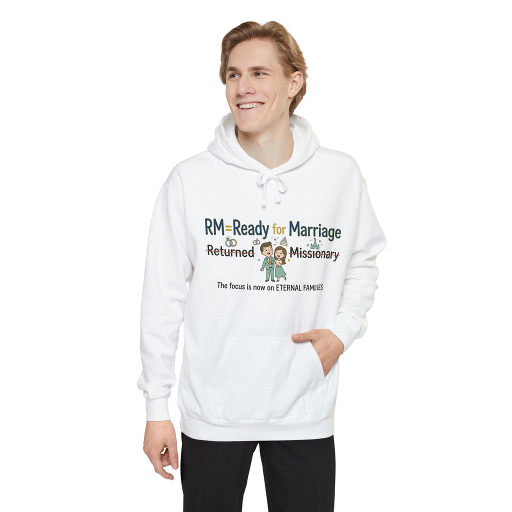 RM: Ready for Marriage (Probably Not) | Garment-Dyed Hoodie — AttitudeShirts