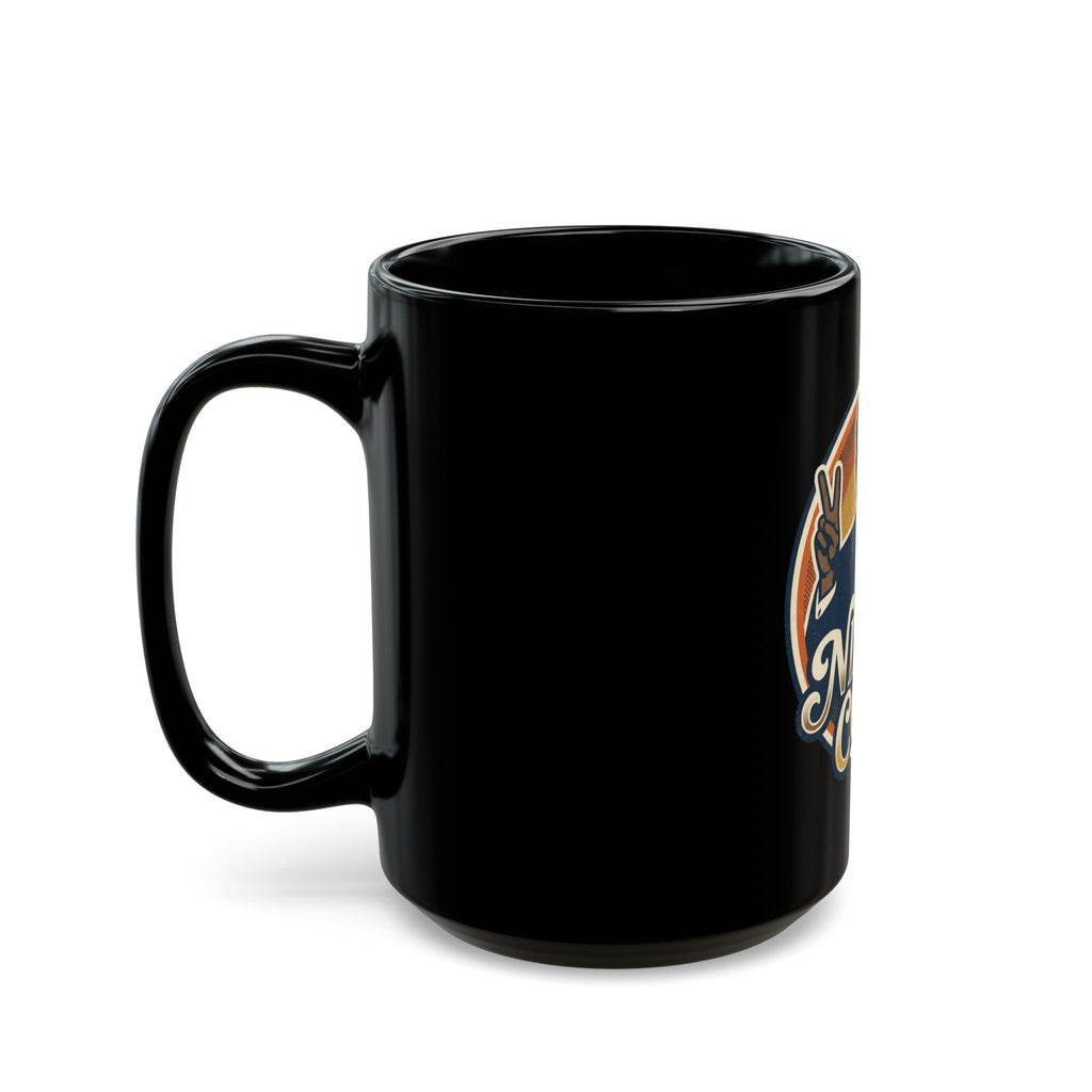"Nixon Core" Black Ceramic Mug