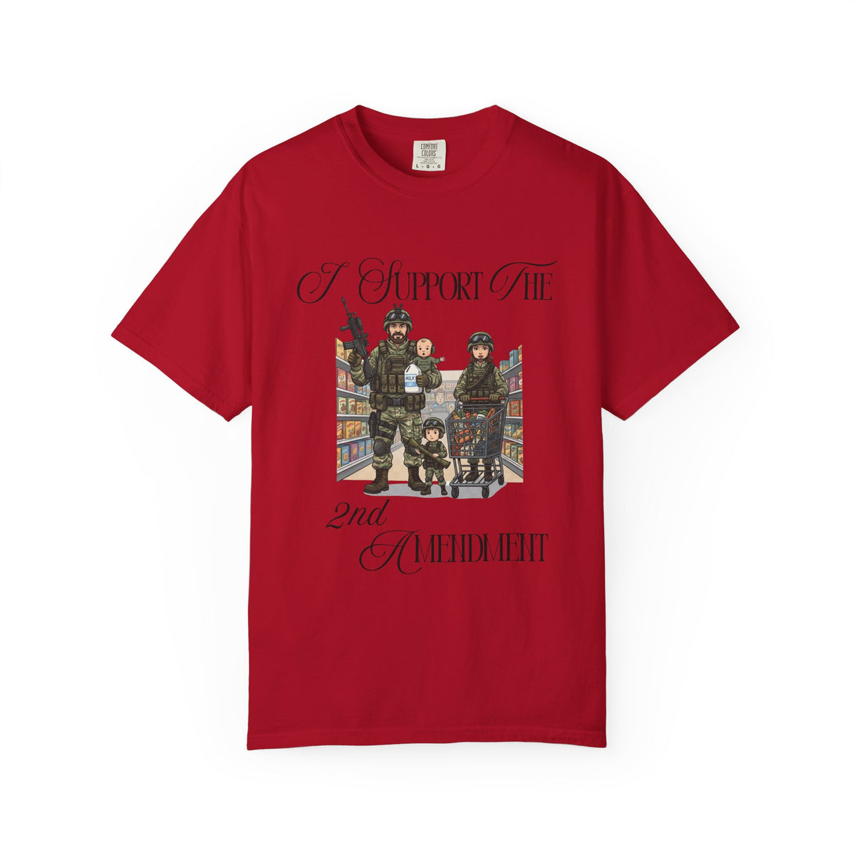 "2nd Amendment" Unisex Garment-Dyed T-shirt