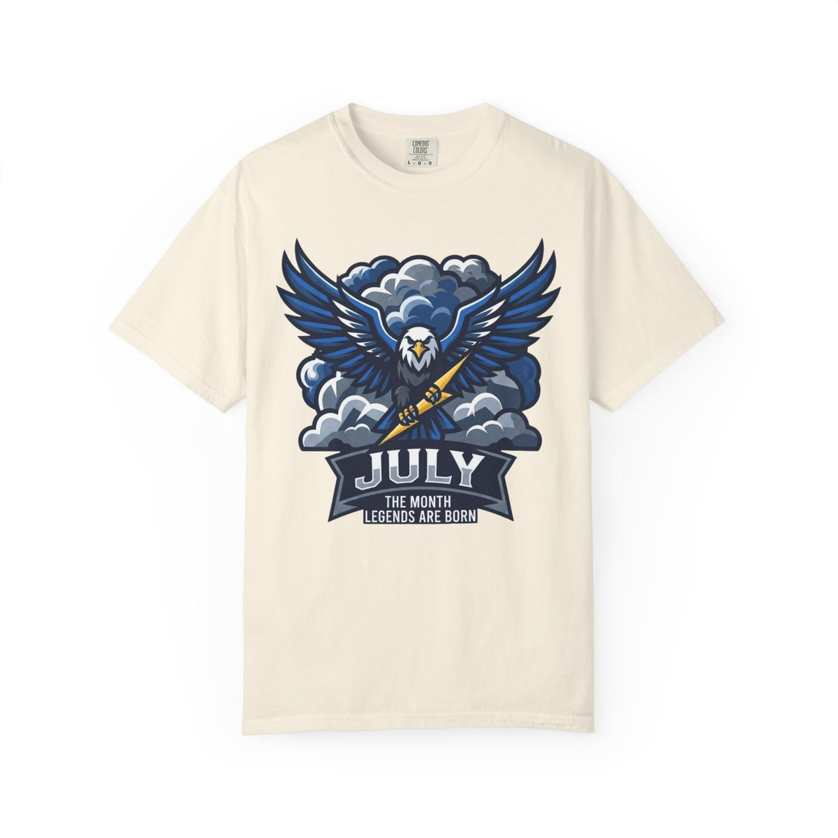 Color: Ivory | July Legend Unisex Garment-Dyed Tee
