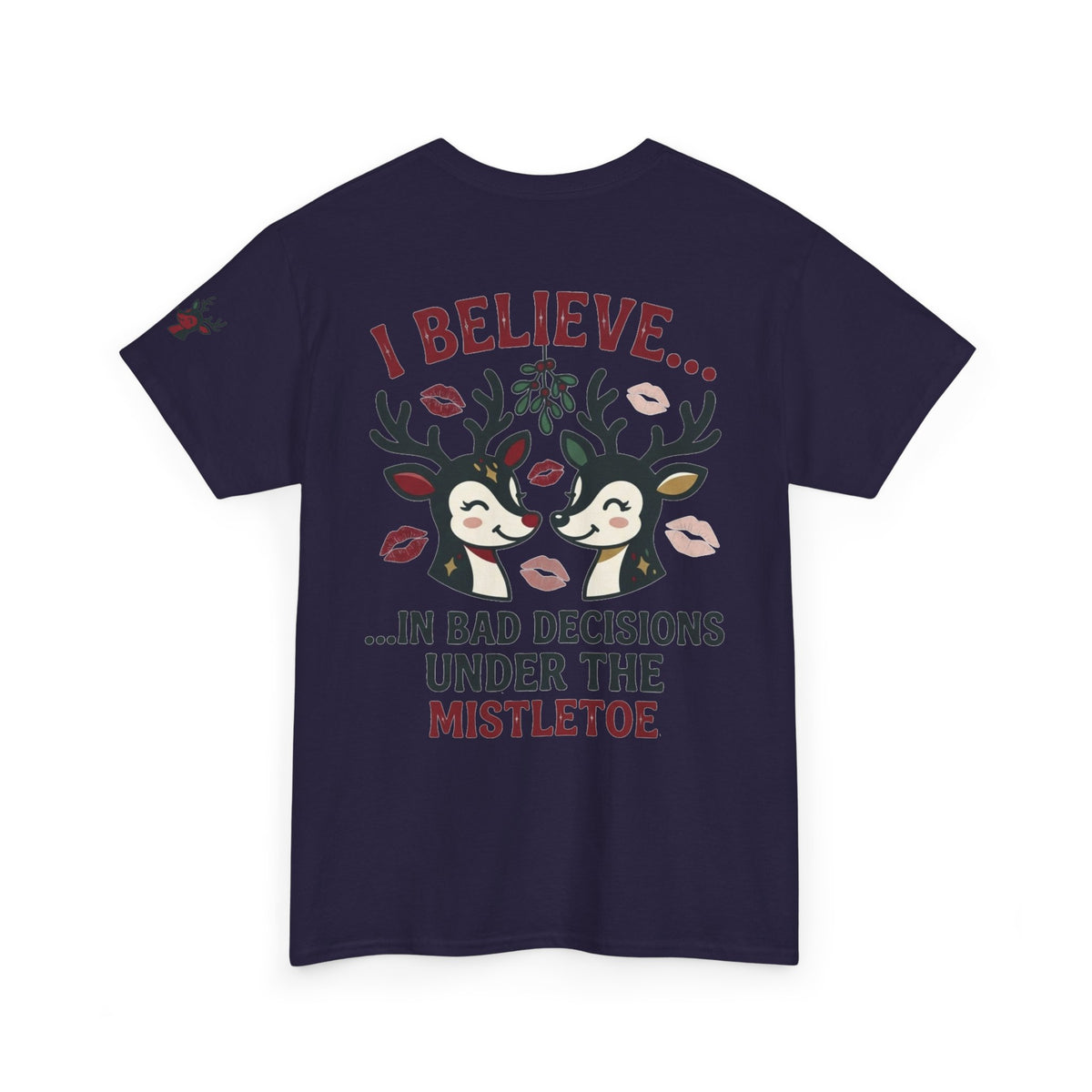 "Bad Decisions Under the Mistletoe" Premium Graphic Tee