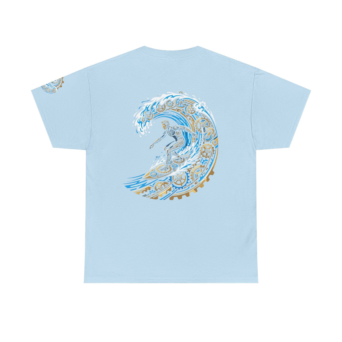Color: Light Blue | Time Surfer Premium Graphic Tee