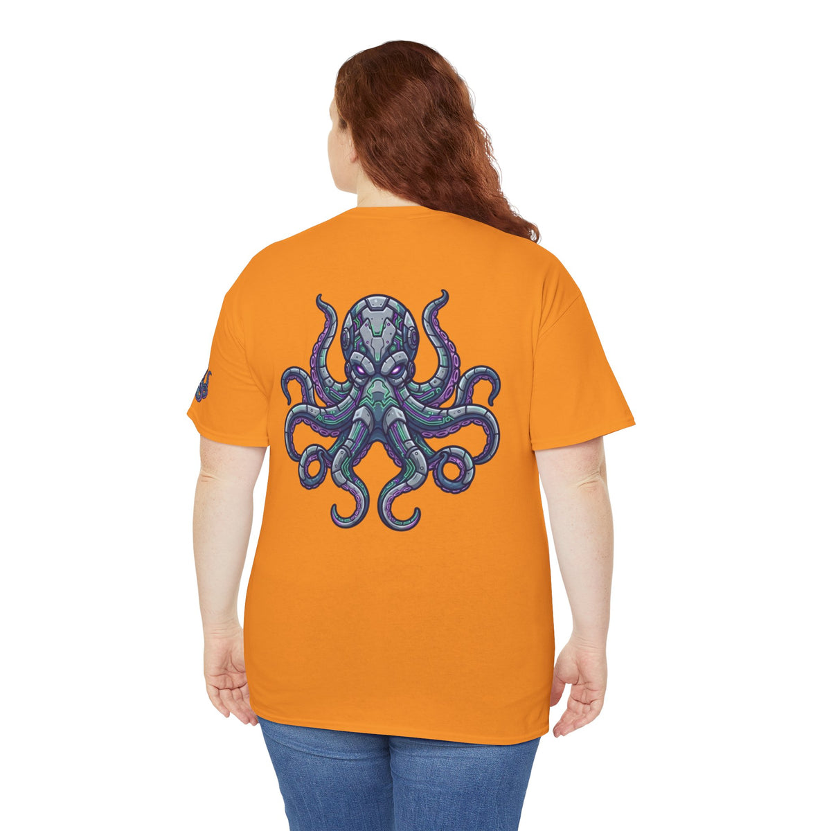 Color: Tennessee Orange | Cyber Octopus Premium Graphic Tee