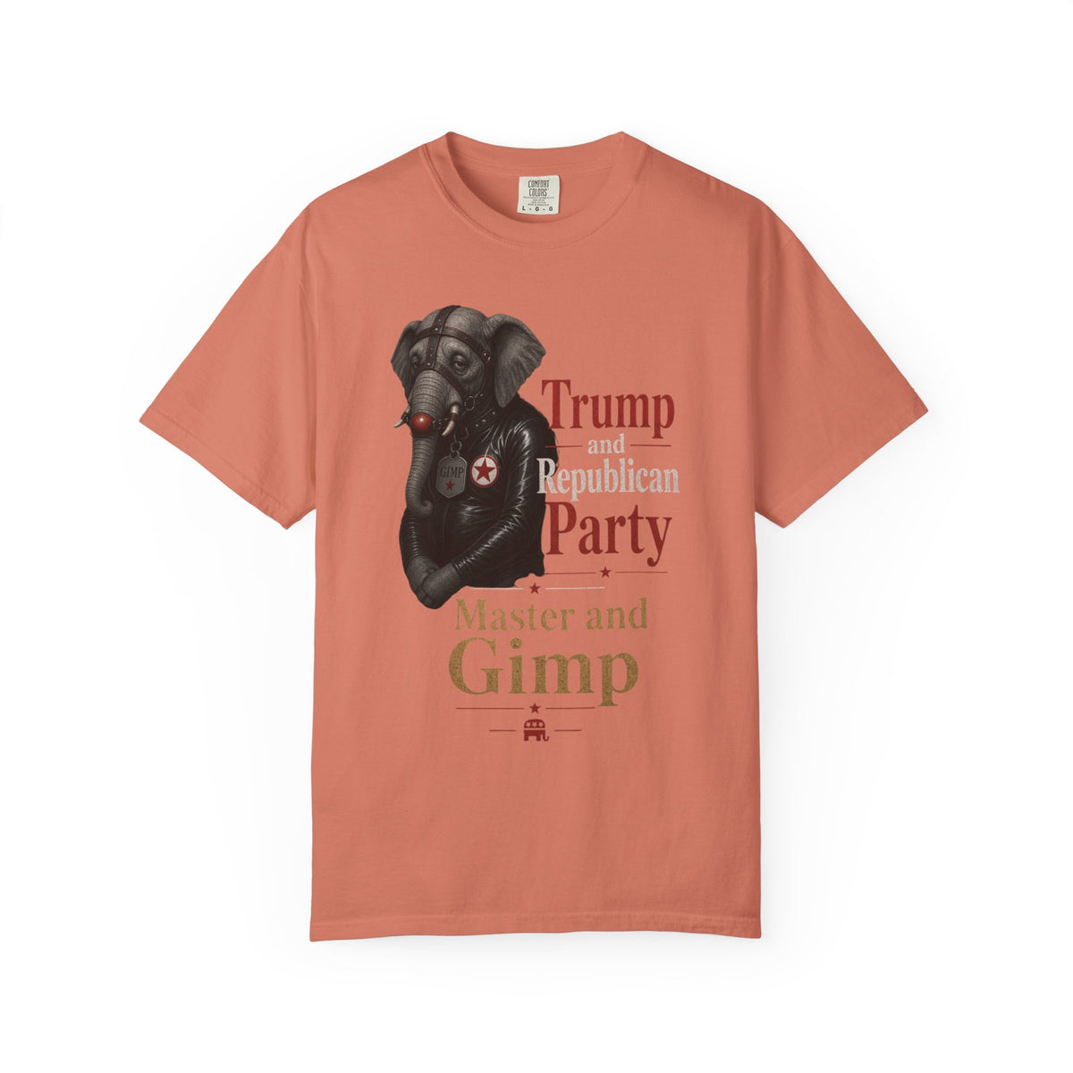 Color: Terracotta | Master and Gimp Unisex Garment-Dyed Tee