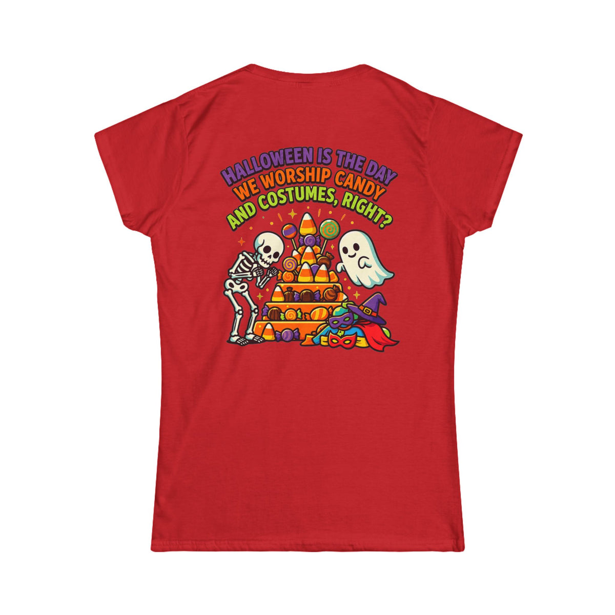 Color: Red | Worship Candy Women's Tee