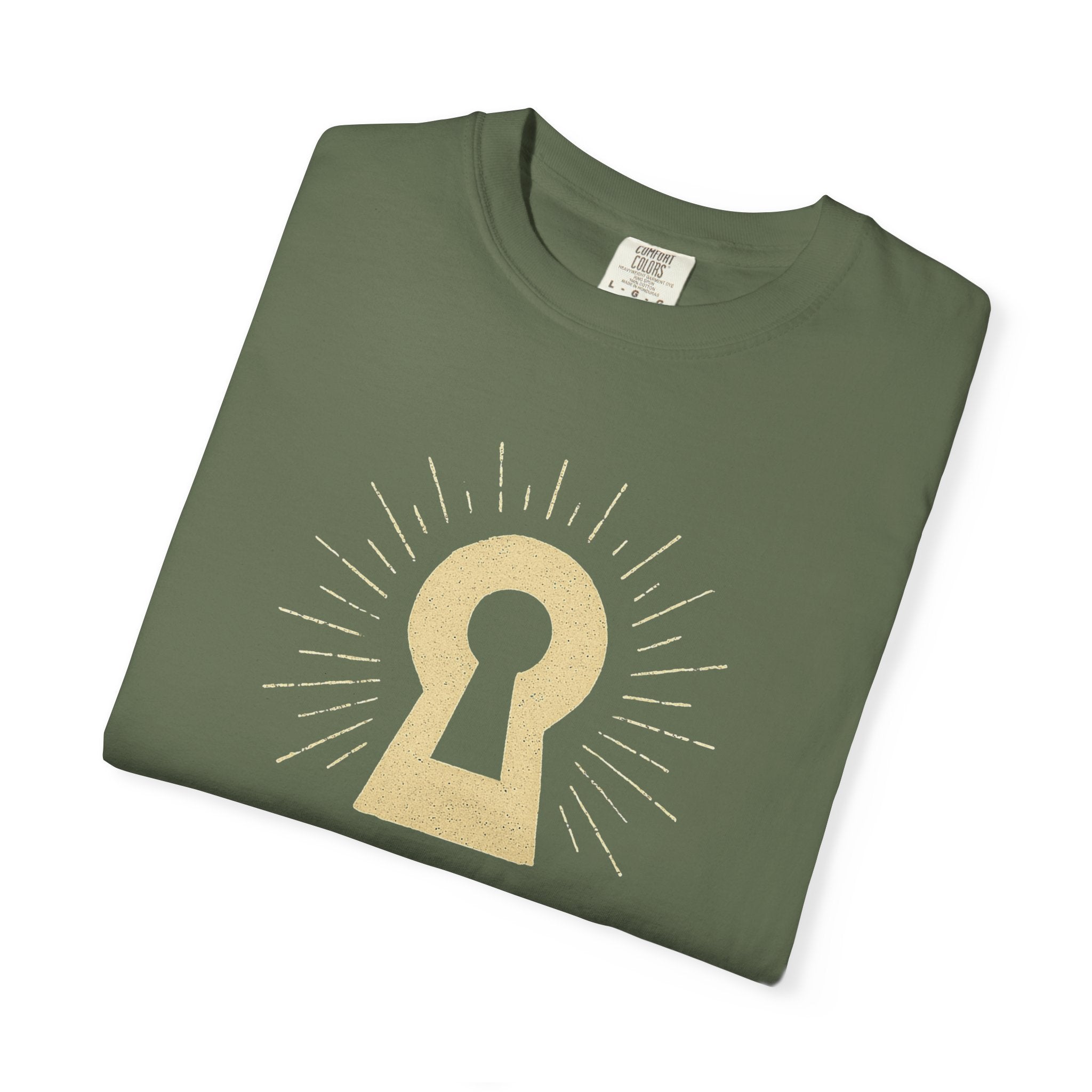 "Celestial Room Escape Artist" Unisex Garment-Dyed T-shirt