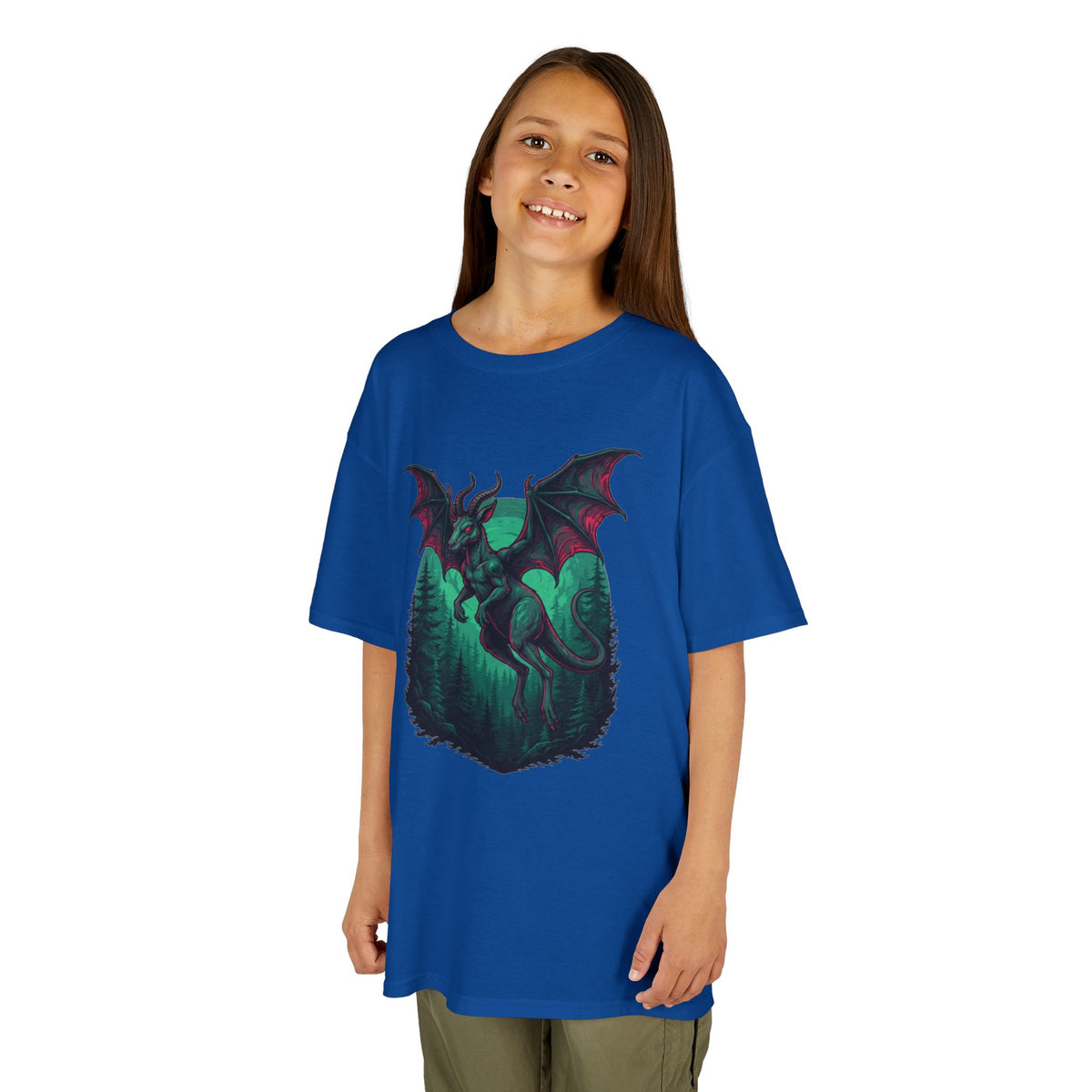 Color: Royal | The Jersey Devil (New Jersey, USA) Kids Tee