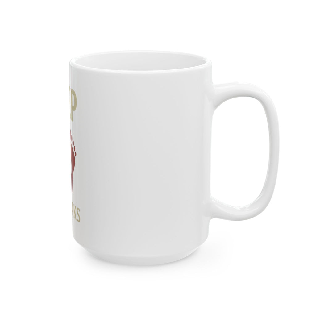 "Monster Mash" White Ceramic Mug — Graphic