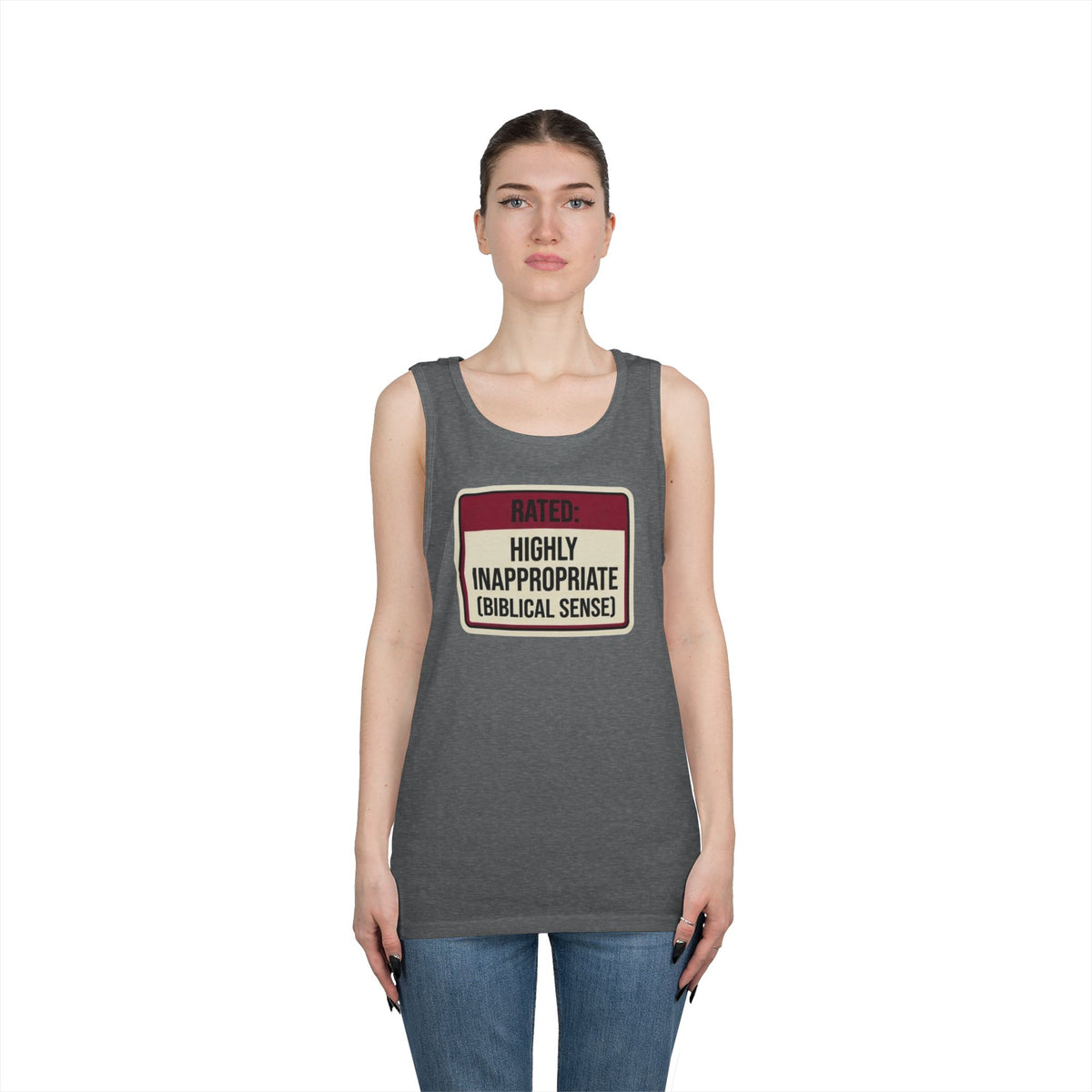 "Good Book Series Highly Inappropriate" Tank Top