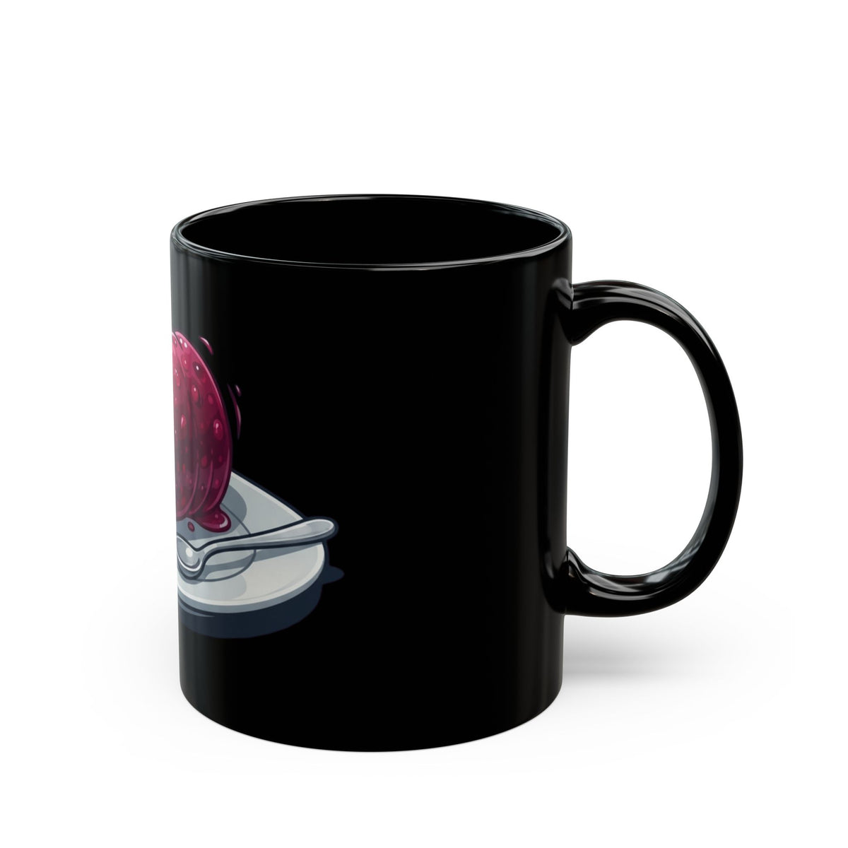 "Yes It's From A Can" Black Ceramic Mug — Graphic