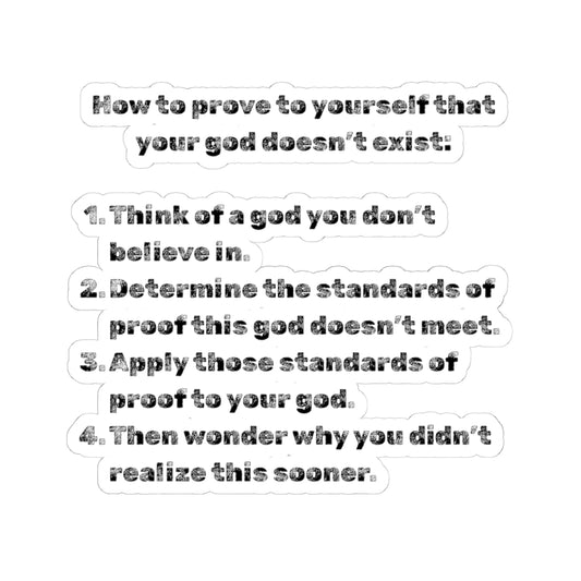 "Good proof" Sticker — Main