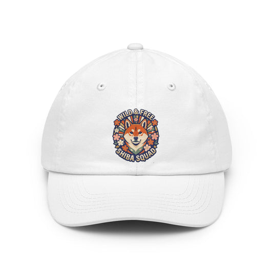 Color: White | Shiba Squad Dad Hat