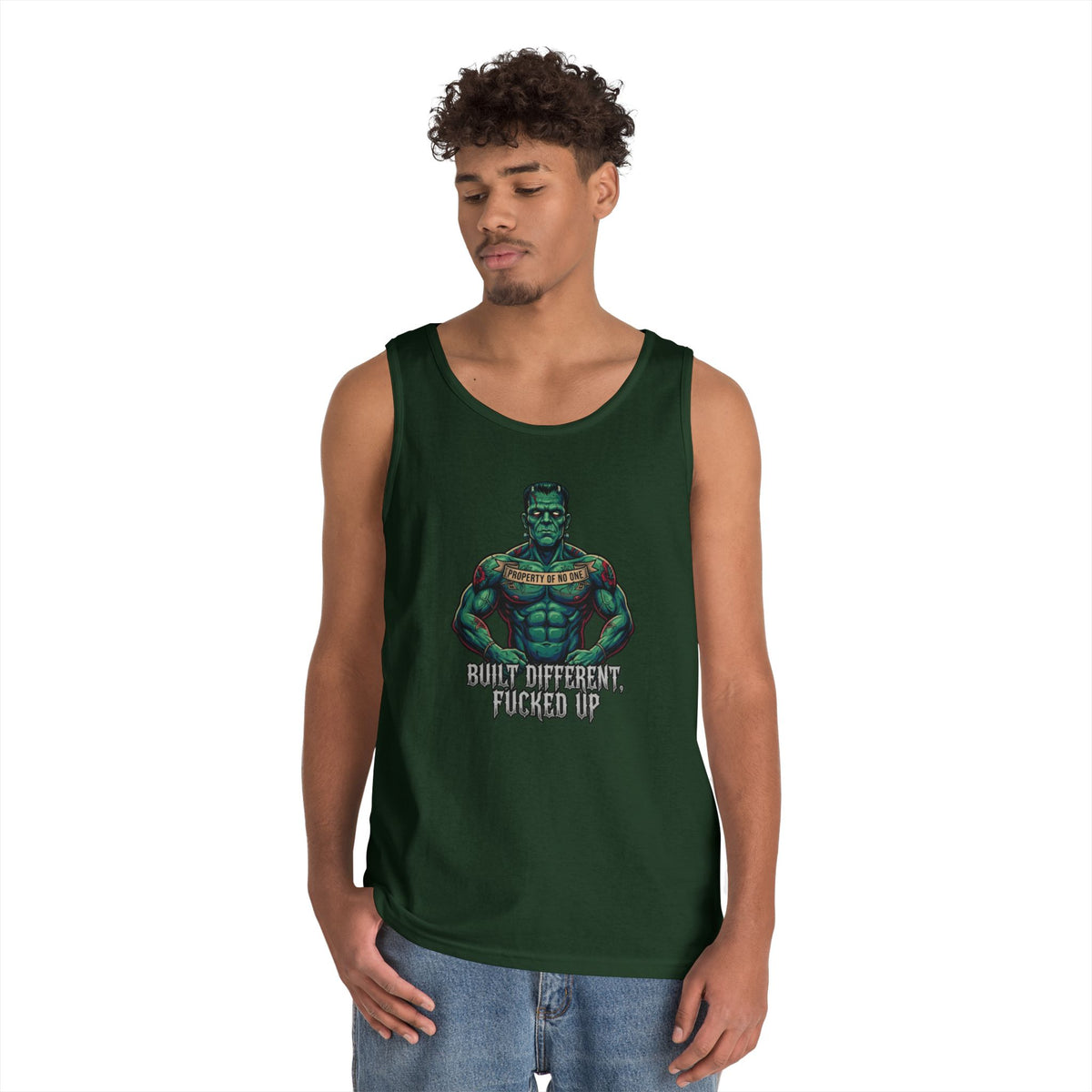 "Built Different" Tank Top