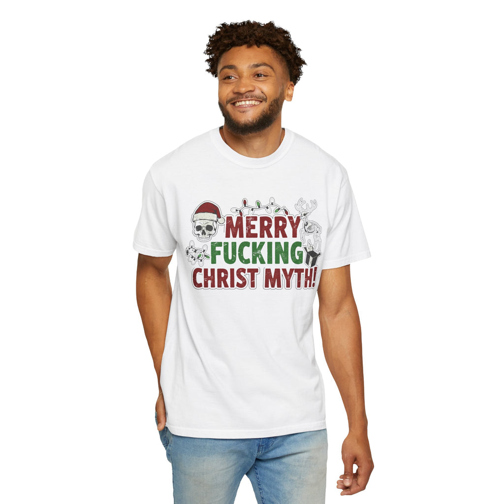 "MF Christ Myth" Unisex Garment-Dyed T-shirt
