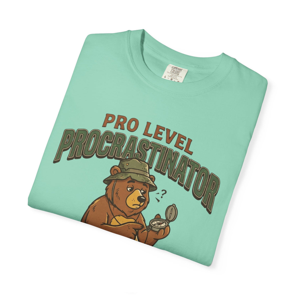 "Pro Level Procrastinator" Unisex Garment-Dyed Tee