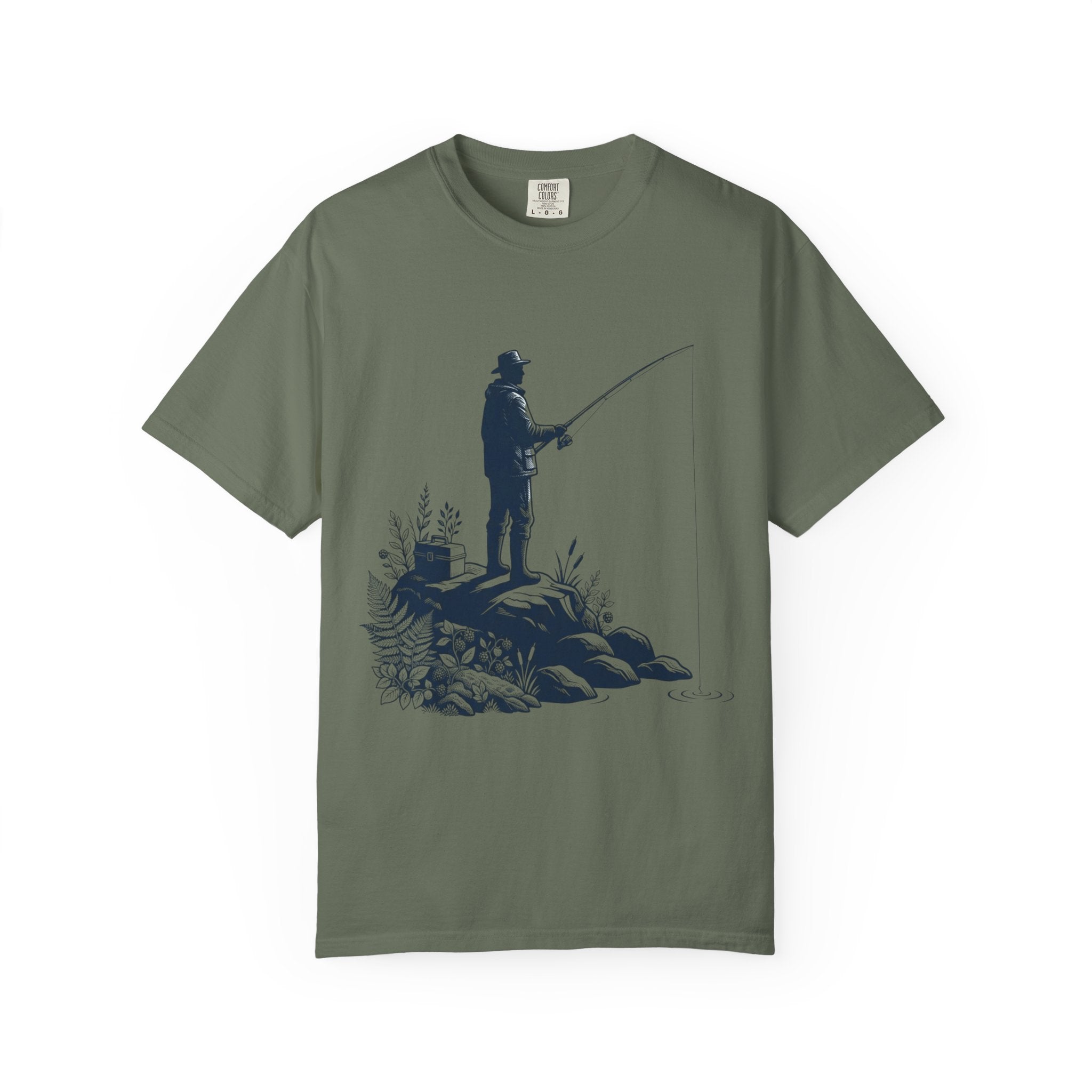 "Fishing" Unisex Garment-Dyed Tee