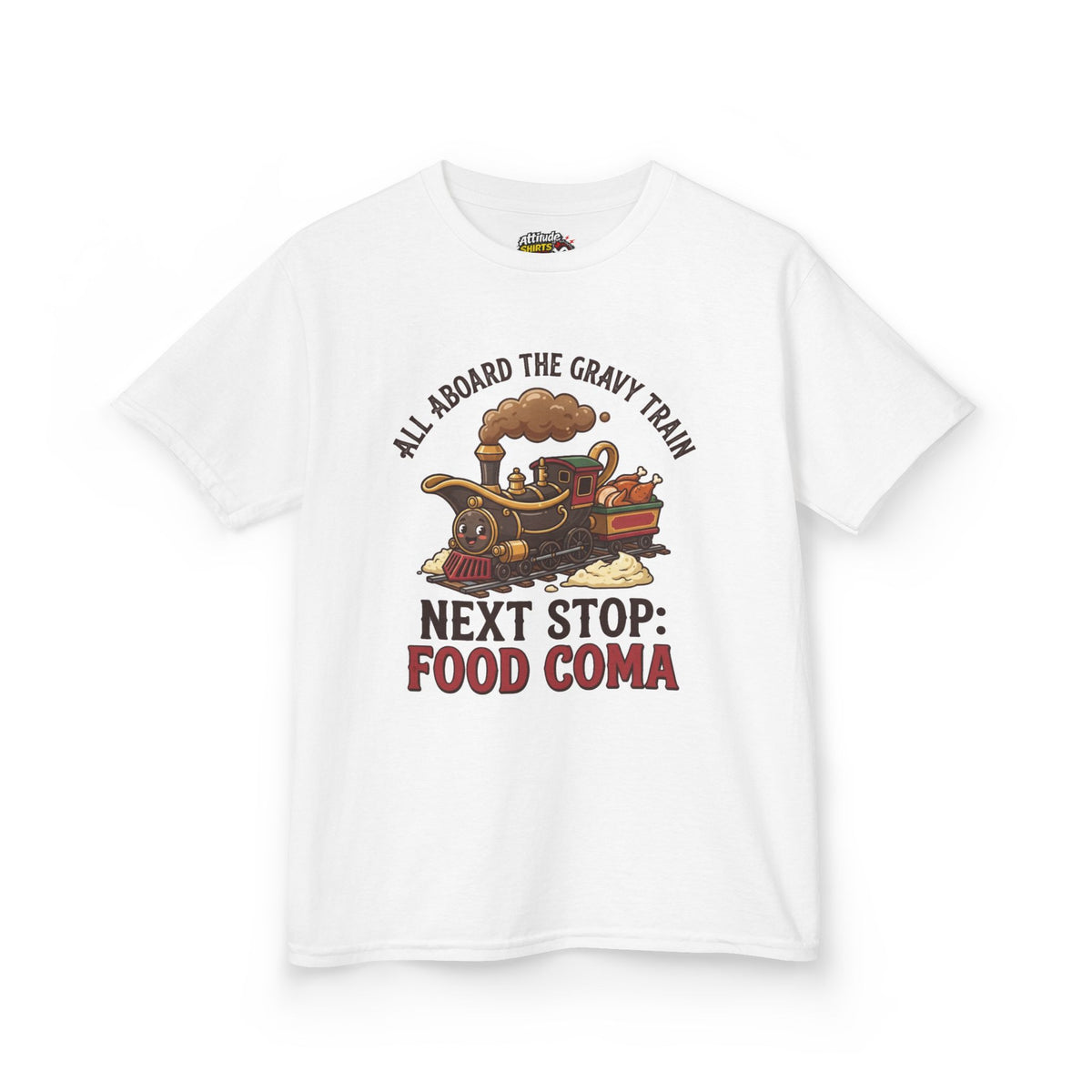 "Next Stop Food Coma" Kids Tee